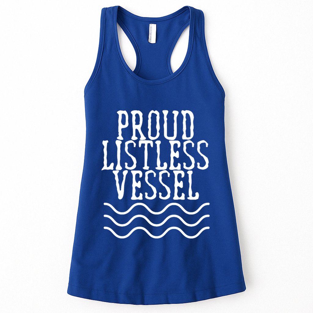 Proud Listless Vessel Funny Political President Design Womens Tank Top
