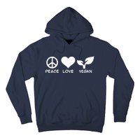 Peace Love Vegan Hoodie