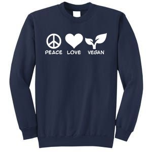 Peace Love Vegan Sweatshirt