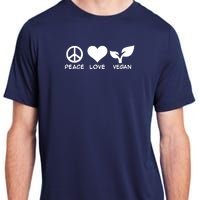 Peace Love Vegan Adult ChromaSoft Performance T-Shirt