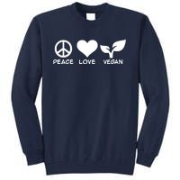 Peace Love Vegan Tall Sweatshirt