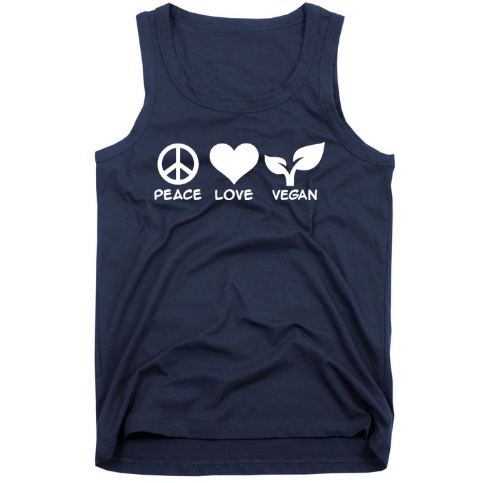 Peace Love Vegan Tank Top