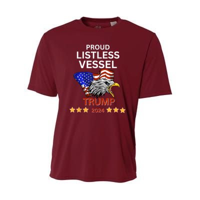 Proud Listless Vessel Pro Trump For President 2024 Youth Performance Sprint T-Shirt