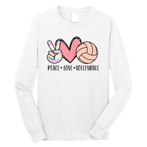 Peace Love Volleyball Long Sleeve Shirt