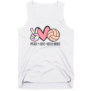 Peace Love Volleyball Tank Top