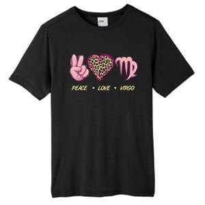 Peace Love Virgo Zodiac Sign Horoscope Gift Tall Fusion ChromaSoft Performance T-Shirt