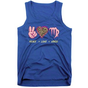 Peace Love Virgo Zodiac Sign Horoscope Gift Tank Top