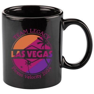 Plexus Las Vegas Convention 2024 11oz C Handle Ceramic Mug