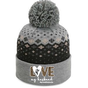 Proud Line Wife Lineworker Husband Linewife Line Wife Gift The Baniff Cuffed Pom Beanie