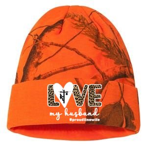 Proud Line Wife Lineworker Husband Linewife Line Wife Gift Kati Licensed 12" Camo Beanie