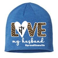 Proud Line Wife Lineworker Husband Linewife Line Wife Gift Sustainable Beanie