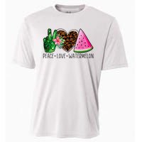 Peace Love Watermelon Summer Cooling Performance Crew T-Shirt