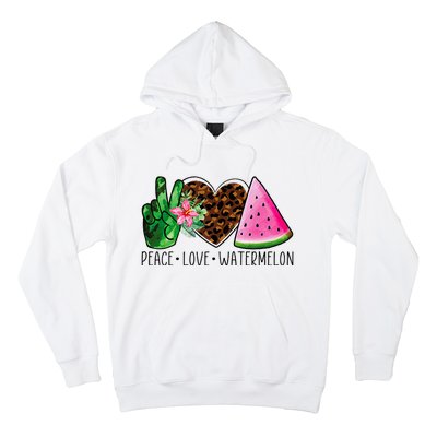 Peace Love Watermelon Summer Hoodie