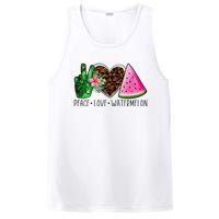 Peace Love Watermelon Summer PosiCharge Competitor Tank