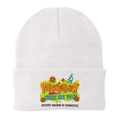 Phlebotomist Lab Week 2025 Laboratory MLS MLT Lab Scientist Knit Cap Winter Beanie