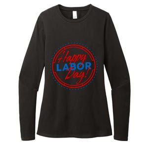 Patriotic Laborer Worker Happy Labor Day Womens CVC Long Sleeve Shirt