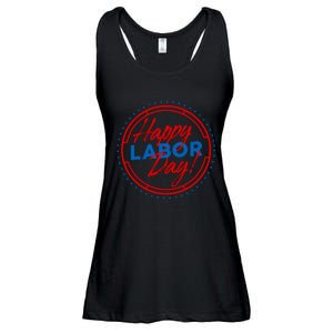 Patriotic Laborer Worker Happy Labor Day Ladies Essential Flowy Tank