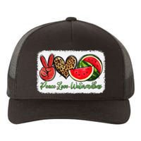 Peace Love Watermelon Leopard Peace Love Watermelon Yupoong Adult 5-Panel Trucker Hat