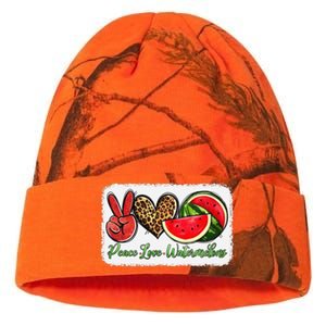 Peace Love Watermelon Leopard Peace Love Watermelon Kati Licensed 12" Camo Beanie