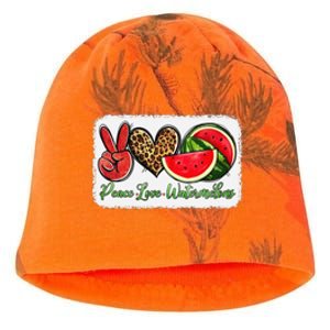 Peace Love Watermelon Leopard Peace Love Watermelon Kati - Camo Knit Beanie