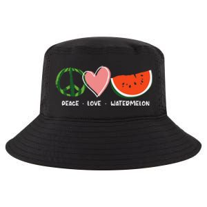 Peace Love Watermelon Happy Watermelon Day Cool Comfort Performance Bucket Hat