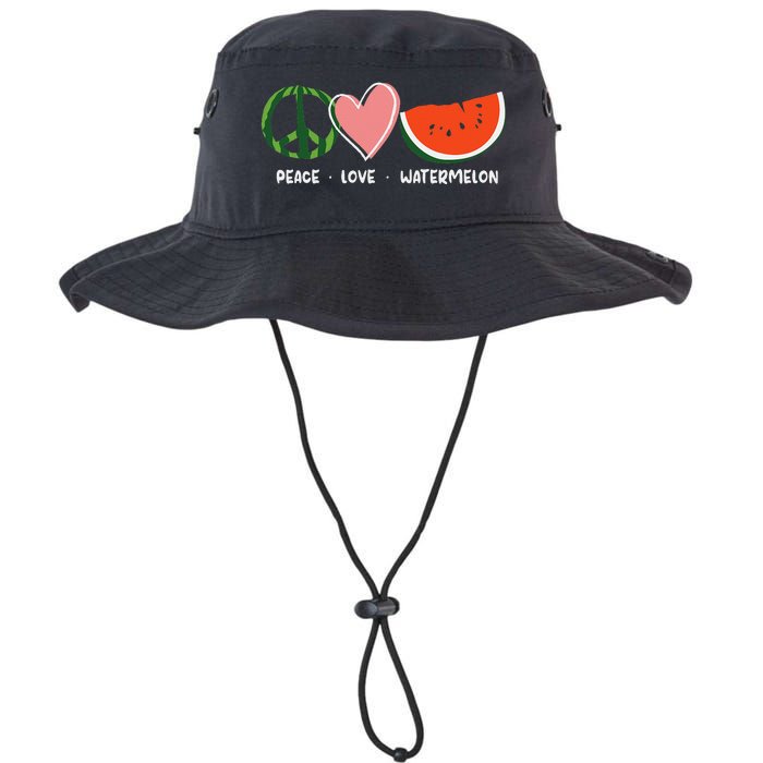 Peace Love Watermelon Happy Watermelon Day Legacy Cool Fit Booney Bucket Hat