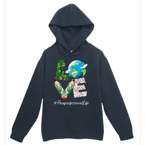 Paraprofessional Love World Earth Day Save the Planet Urban Pullover Hoodie