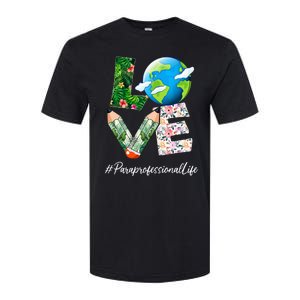 Paraprofessional Love World Earth Day Save the Planet Softstyle CVC T-Shirt