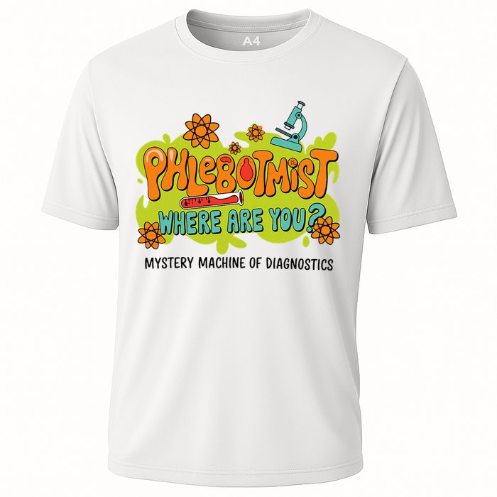 Phlebotomist Lab Week 2025 Laboratory Mls Mlt Lab Scientist Cooling Performance Crew T-Shirt