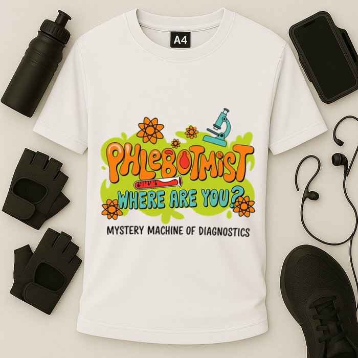 Phlebotomist Lab Week 2025 Laboratory Mls Mlt Lab Scientist Cooling Performance Crew T-Shirt