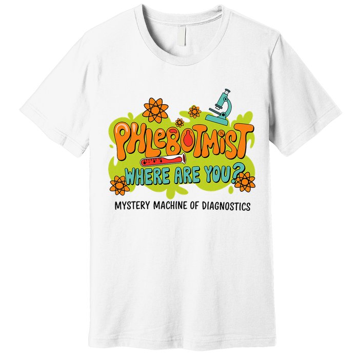 Phlebotomist Lab Week 2025 Laboratory Mls Mlt Lab Scientist Premium T-Shirt