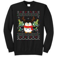 Penguin Lover Xmas Sweater Ugly Santa Penguin Christmas Sweatshirt