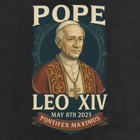 Pope Leo XIV Pontifex Maximus May 8th 2025 Garment-Dyed Fleece Hoodie