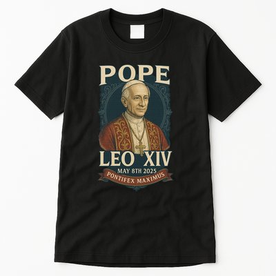 Pope Leo XIV Pontifex Maximus May 8th 2025 Tall T-Shirt