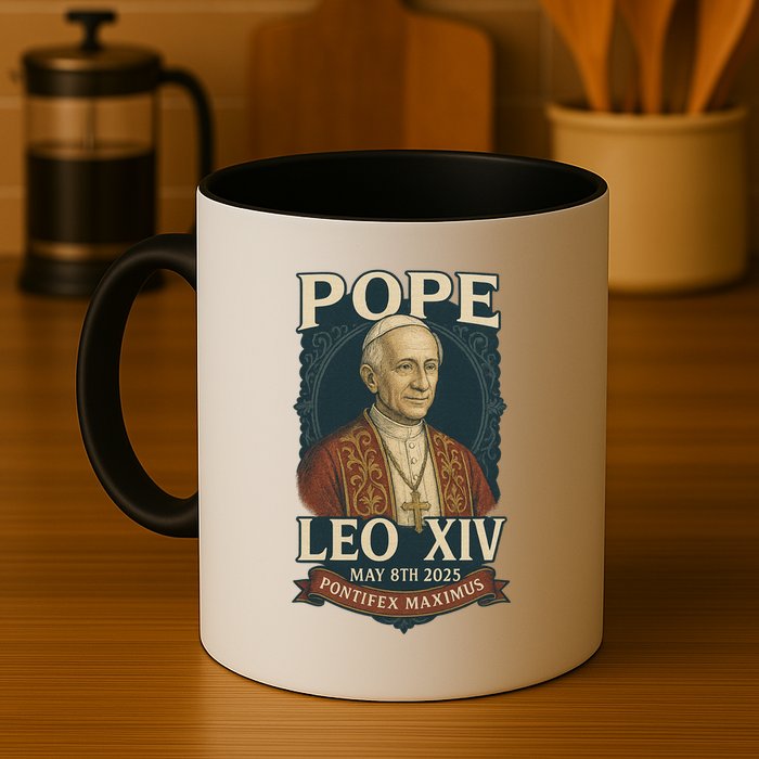 Pope Leo XIV Pontifex Maximus May 8th 2025 Mug