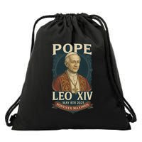 Pope Leo XIV Pontifex Maximus May 8th 2025 Drawstring Bag