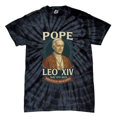 Pope Leo XIV Pontifex Maximus May 8th 2025 Tie-Dye T-Shirt