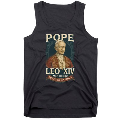 Pope Leo XIV Pontifex Maximus May 8th 2025 Tank Top