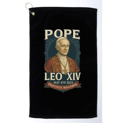 Pope Leo XIV Pontifex Maximus May 8th 2025 Golf Towel