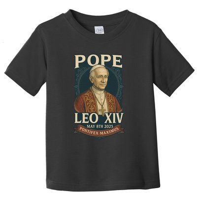 Pope Leo XIV Pontifex Maximus May 8th 2025 Toddler T-Shirt