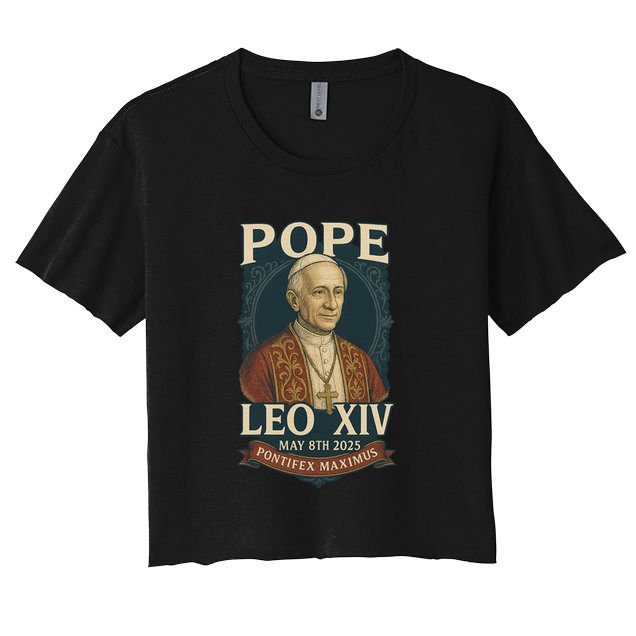 Pope Leo XIV Pontifex Maximus May 8th 2025 Crop Top