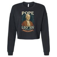 Pope Leo XIV Pontifex Maximus May 8th 2025 Cropped Pullover Crew