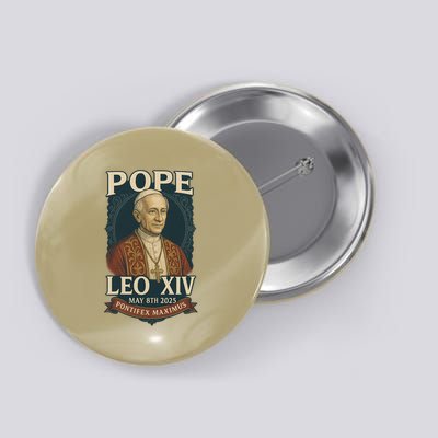 Pope Leo XIV Pontifex Maximus May 8th 2025 Button