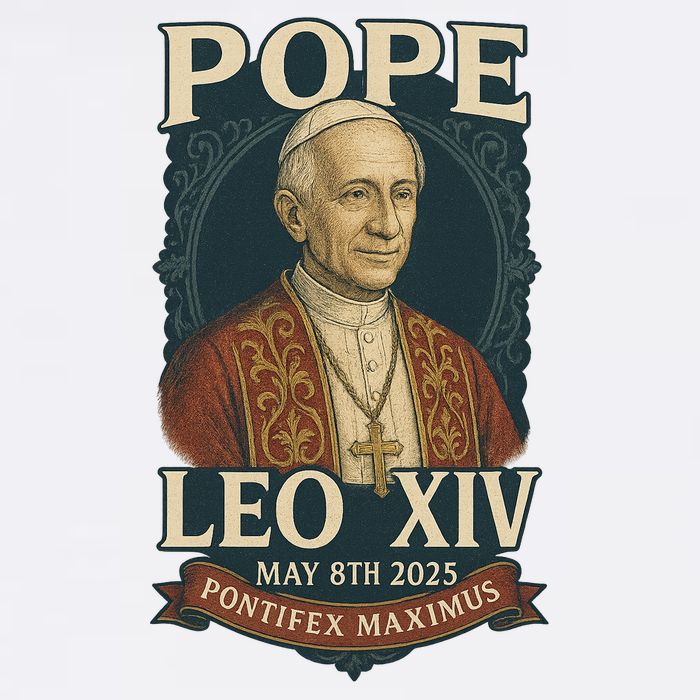 Pope Leo XIV Pontifex Maximus May 8th 2025 Garment-Dyed Sweatshirt