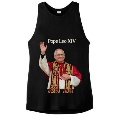 Pope Leo XIV Ladies PosiCharge Tri-Blend Wicking Tank