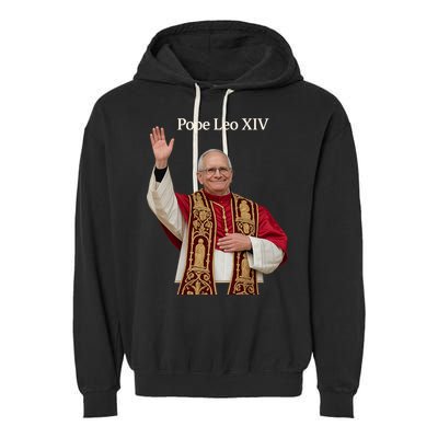 Pope Leo XIV Garment-Dyed Fleece Hoodie