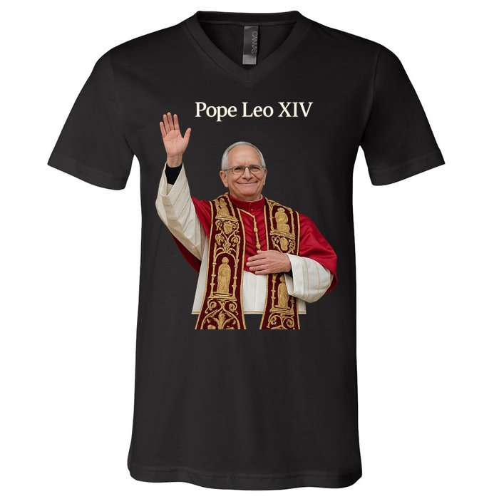 Pope Leo XIV V-Neck T-Shirt