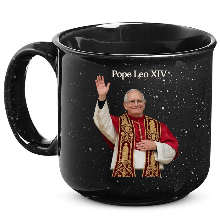Pope Leo XIV 15oz Campfire Ceramic Mug