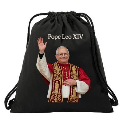 Pope Leo XIV Drawstring Bag