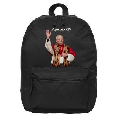 Pope Leo XIV 16 in Basic Backpack
